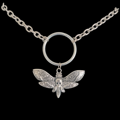 Chunky Death Moth Pendant