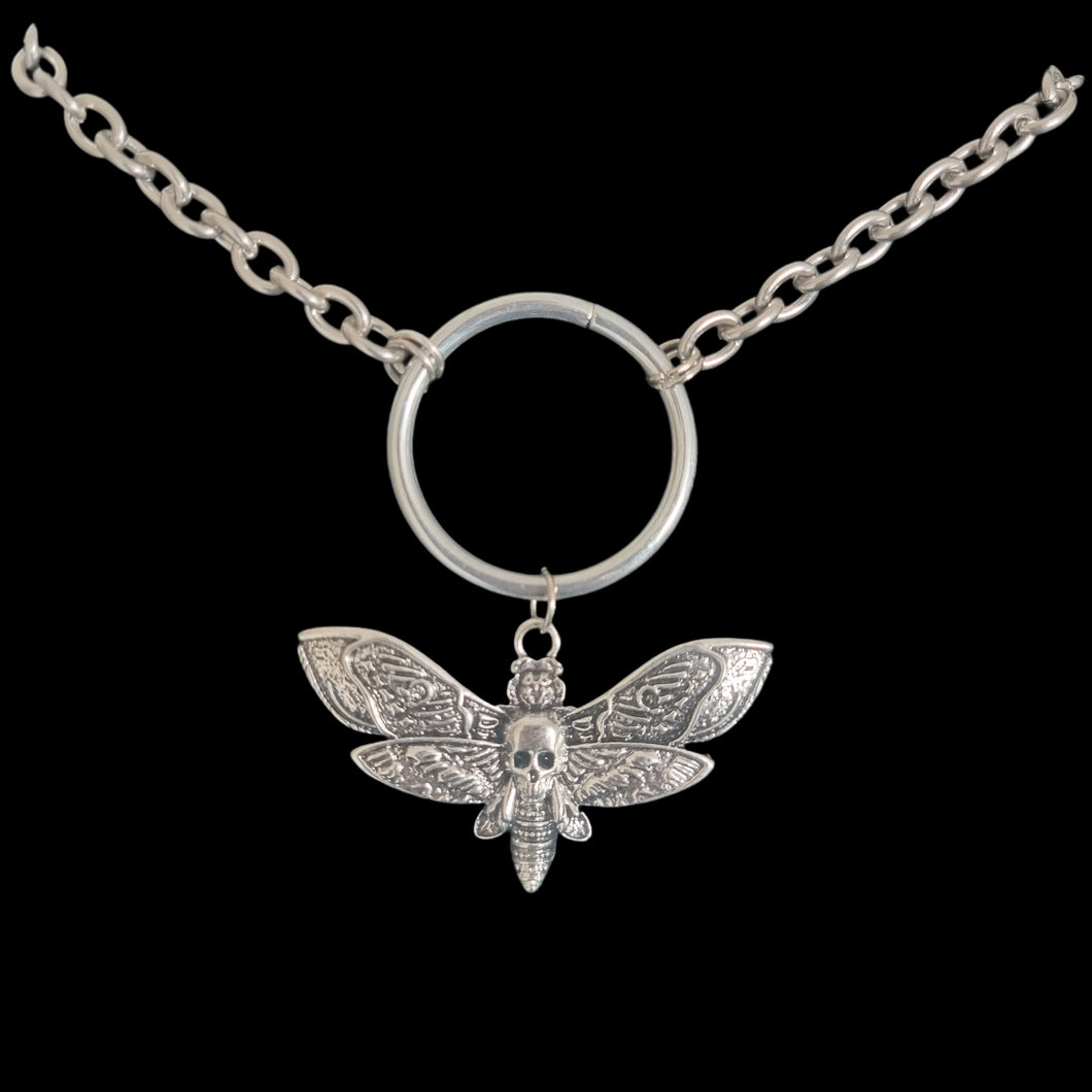 Chunky Death Moth Pendant