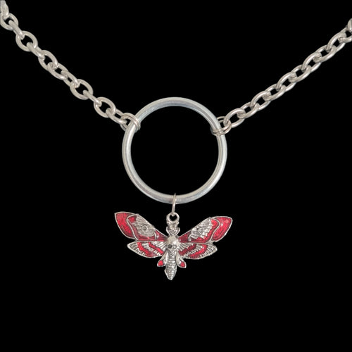 Chunky Death Moth Pendant