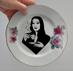 Morticia Addams Decorative Plate