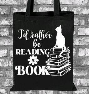 Rather Be Reading Tote Bag