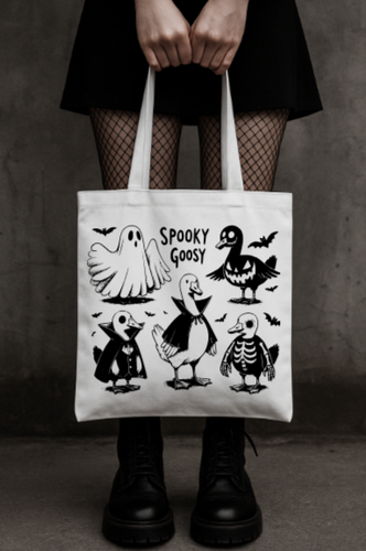 Spooky Goosy Tote Bag