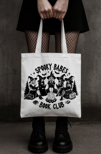 Spooky Babes Book Club Tote Bag