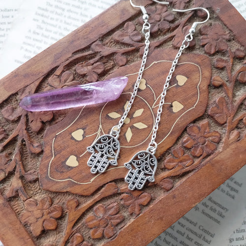 Hamsa Earrings