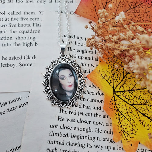 Morticia Addams Pendant