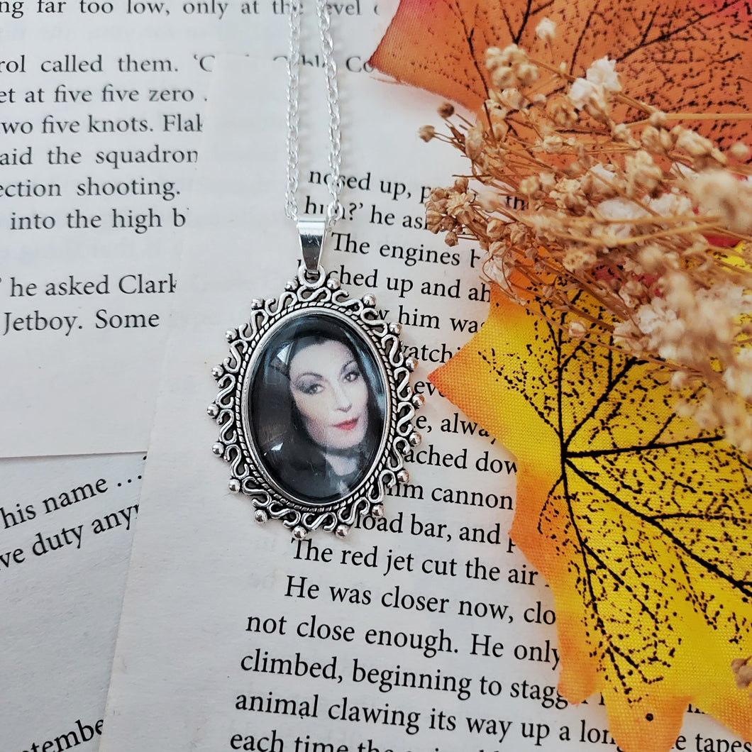 Morticia Addams Pendant
