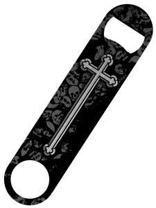 Cross Skull Bottle Opener