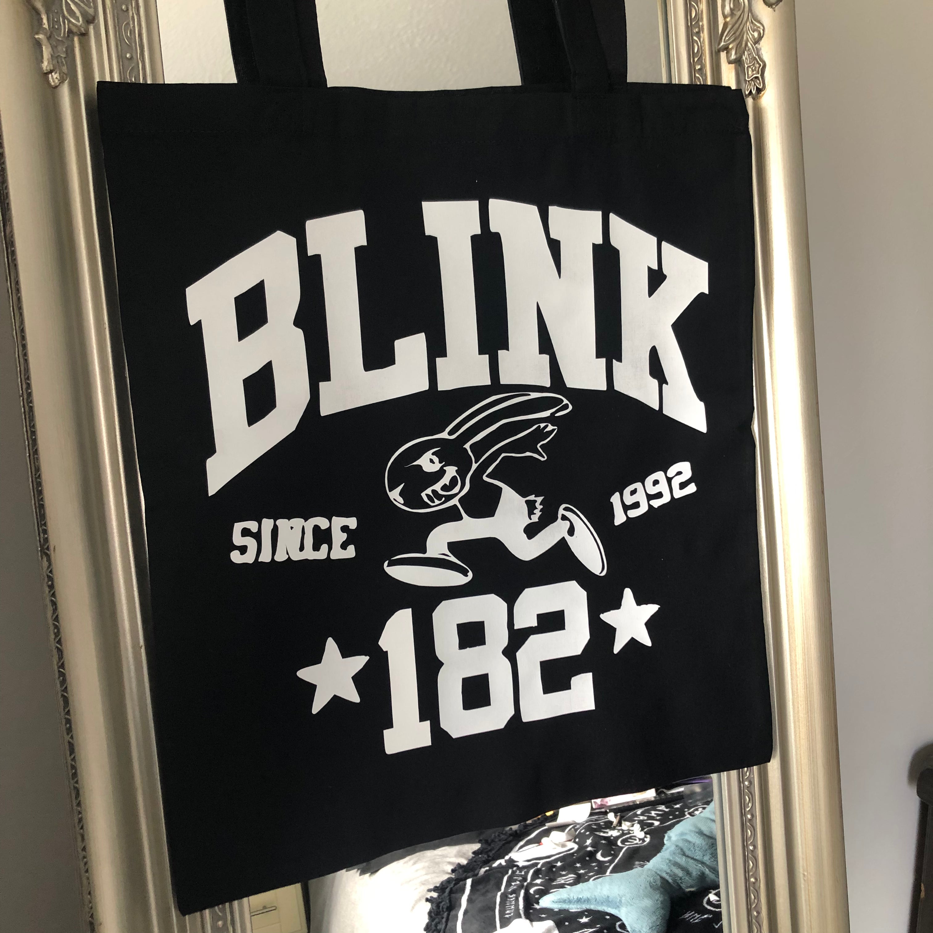 Blink-182 Tote Bag – Framing Harley Creations