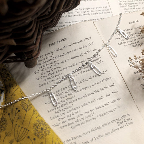 Safety Pin Necklace