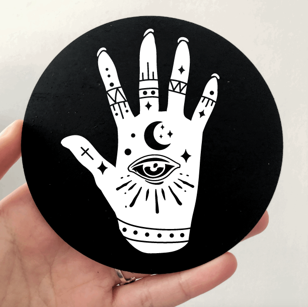 Palmistry Coaster