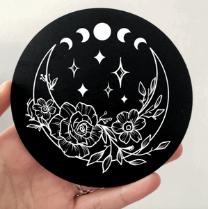 Rose Crescent Coaster