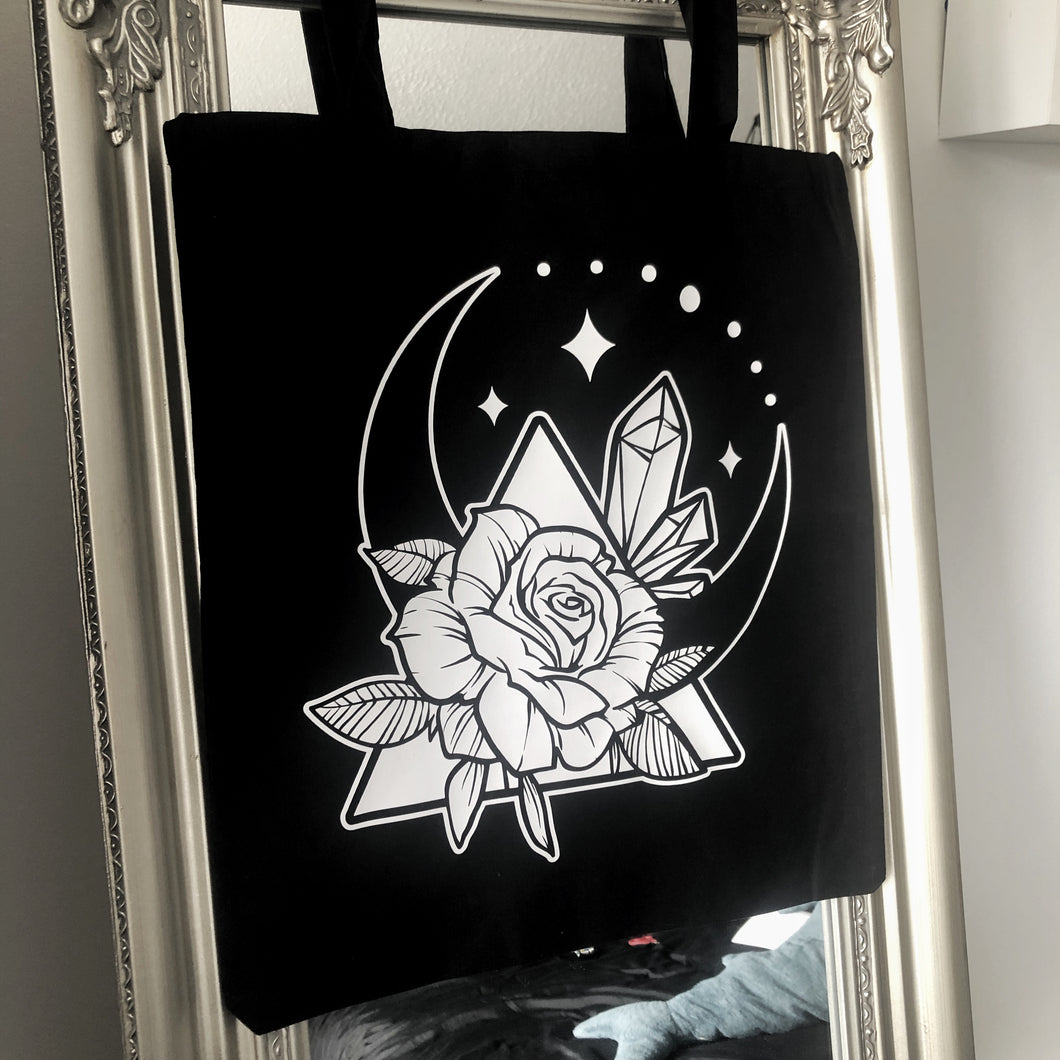 Rose Crescent Tote